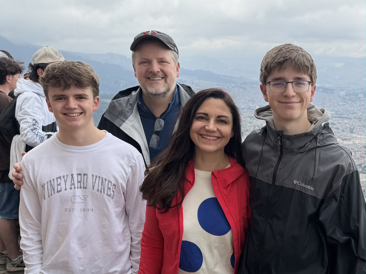 Stacey Stout with her family